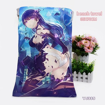 Girl Cafe Gun game beach towel bath towel