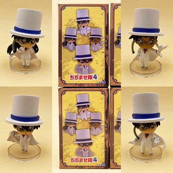 Detective conan anime figures set(4pcs a set)