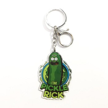 Rick and Morty anime acrylic key chain