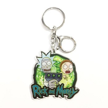 Rick and Morty anime acrylic key chain