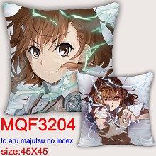 Toaru Kagaku no Railgun anime two-sided pillow