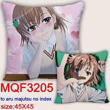 Toaru Kagaku no Railgun anime two-sided pillow