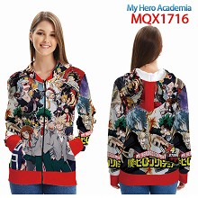 My Hero Academia anime long sleeve hoodie cloth