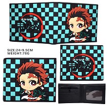 Demon Slayer Kamado Tanjirou anime silicone wallet