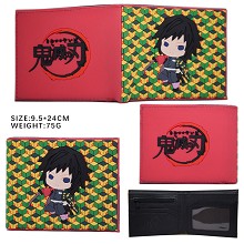 Demon Slayer Tomioka Giyuu anime silicone wallet
