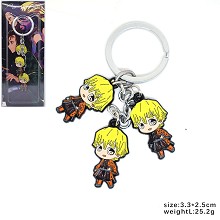 Demon Slayer Agatsuma Zenitsu anime key chain