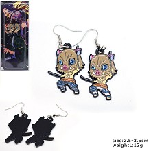 Demon Slayer Hashibira Inosuke anime earrings a pair