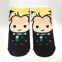  Harry Potter anime short cotton socks a pair 