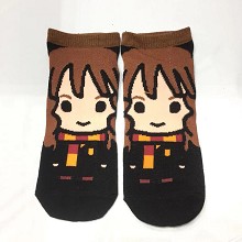  Harry Potter anime short cotton socks a pair 