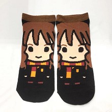 Harry Potter anime short cotton socks a pair