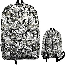 Ahegao anime backpack bag