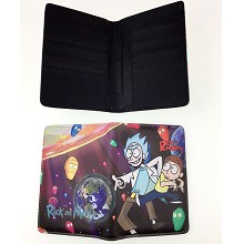 Rick and Morty anime Passport Cover Card Case Cred...