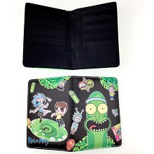  Rick and Morty anime Passport Cover Card Case Credit Card Holder Wallet 