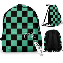 Demon Slayer Kamado Tanjirou anime canvas backpack...