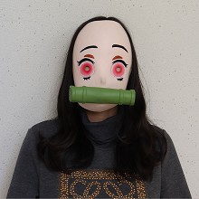 Demon Slayer Kamado Nezuko anime latex mask
