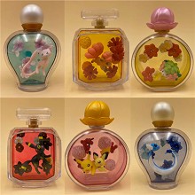 Pokemon perfume bottle figures set(6pcs a set)