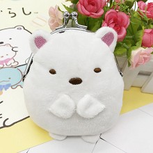  Sumikko Gurashi anime plush wallet coin purse 