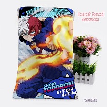 My Hero Academia anime beach towel bath towel