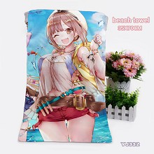 Atelier Ryza: Ever Darkness & the Secret Hideout anime beach towel bath towel