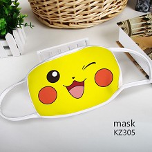 Pokemon pikachu anime mask