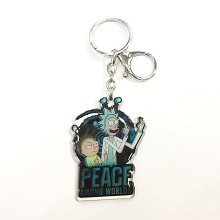 Rick and Morty anime acrylic key chain