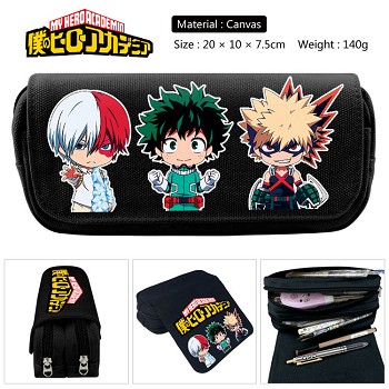  My Hero Academia anime canvas pen bag pencil bag 