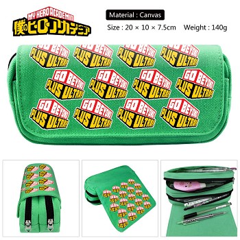  My Hero Academia anime canvas pen bag pencil bag 