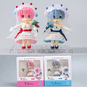 Re:Life in a different world from zero anime figures set(2pcs a set)