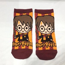 Harry James Potter short cotton socks a pair