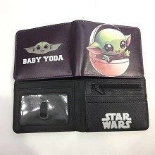  Star Wars Yoda anime wallet 