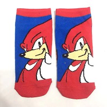 Sonic the Hedgehog short cotton socks a pair