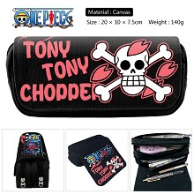 One Piece anime canvas pen bag pencil bag