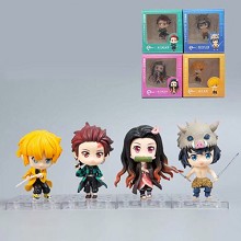 Demon Slayer anime figures set(4pcs a set)