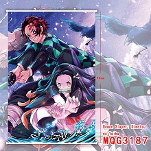 Demon Slayer anime wall scroll