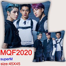 Super M star two-sided pillow