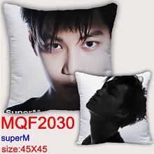 Super M star two-sided pillow