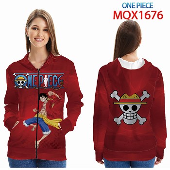 One Piece anime long sleeve hoodie cloth