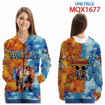 One Piece anime long sleeve hoodie cloth