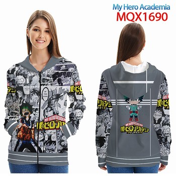 My Hero Academia anime long sleeve hoodie cloth