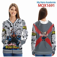 My Hero Academia anime long sleeve hoodie cloth