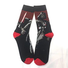 Star Wars long cotton socks a pair