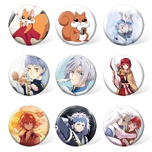 Akatsuki no Yona anime brooches pins set(9pcs a se...