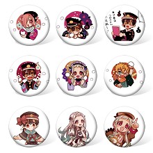 Toilet Bound Hanako kun anime brooches pins set(9p...