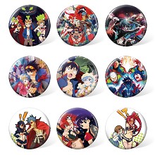 Tengen Toppa Gurren Lagann anime brooches pins set...