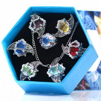 Reborn anime rings(7pcs a set)