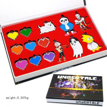 Undertale key chains set(14pcs a set)