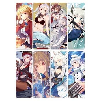 Azur Lane anime pvc bookmarks set(5set)
