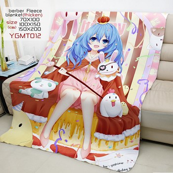 Date A Live Himekawa Yoshino Hermit anime blanket 1500*2000MM