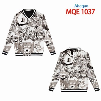 Ahegao anime baseball cloth jacket