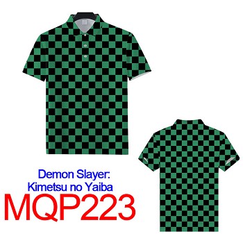 Demon Slayer anime polo t-shirt